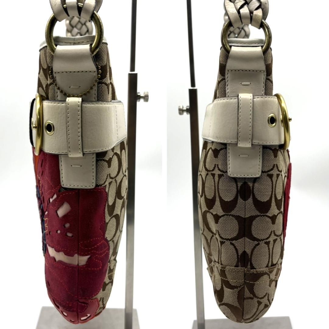 COACH コーチ シグネチャー ワンショルダーバッグ 花柄 フラワー 