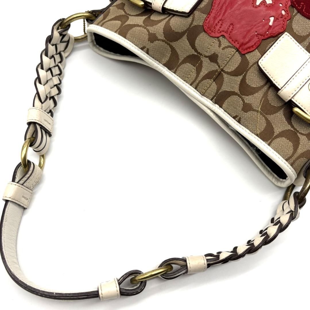 COACH コーチ シグネチャー ワンショルダーバッグ 花柄 フラワー 