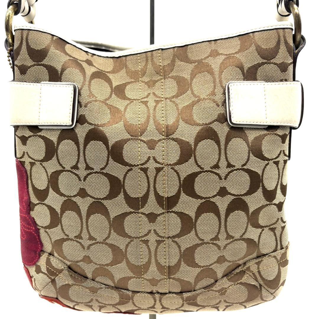 COACH コーチ シグネチャー ワンショルダーバッグ 花柄 フラワー 