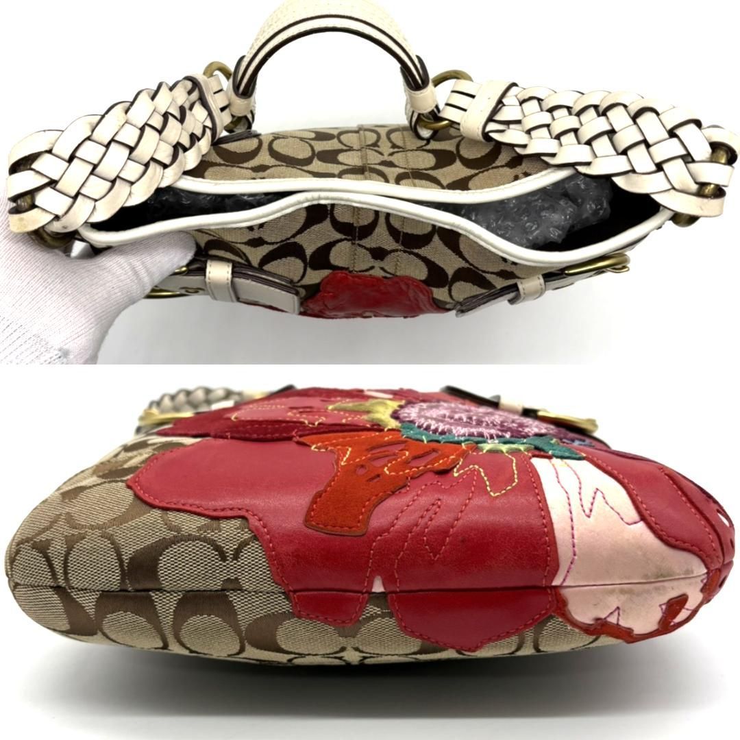 COACH コーチ シグネチャー ワンショルダーバッグ 花柄 フラワー 