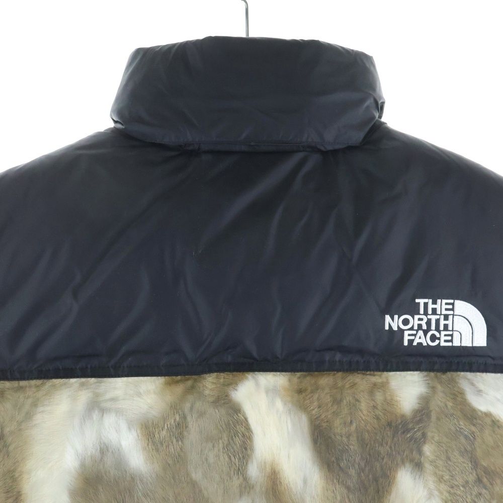 SUPREME (シュプリーム) 13AW ×THE NORTH FACE Fur Print Nuptse Vest