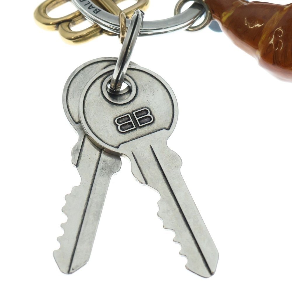 BALENCIAGA (バレンシアガ) Tourist Paris Croissant Charm/Keychain 