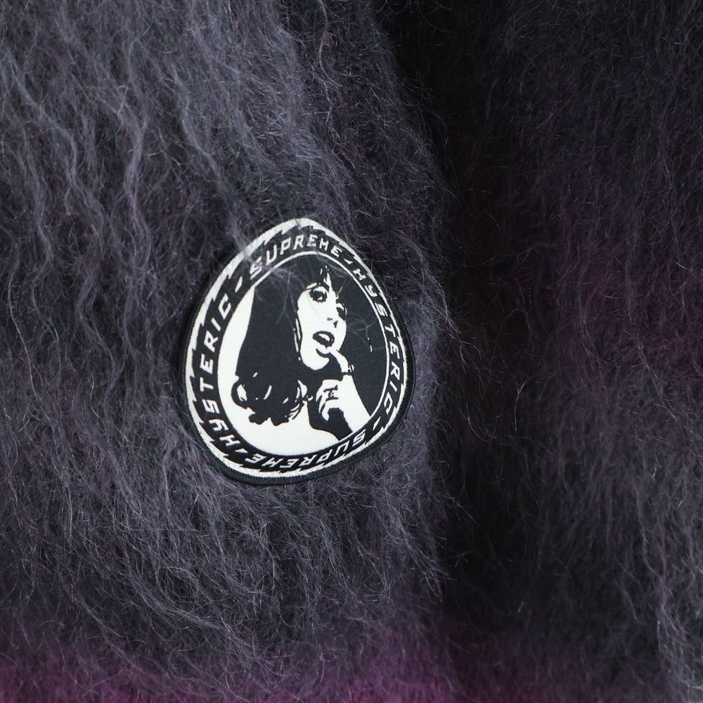 SUPREME (シュプリーム) 24AW ×Hysteric Glamour Mohair Zip Up Hooded