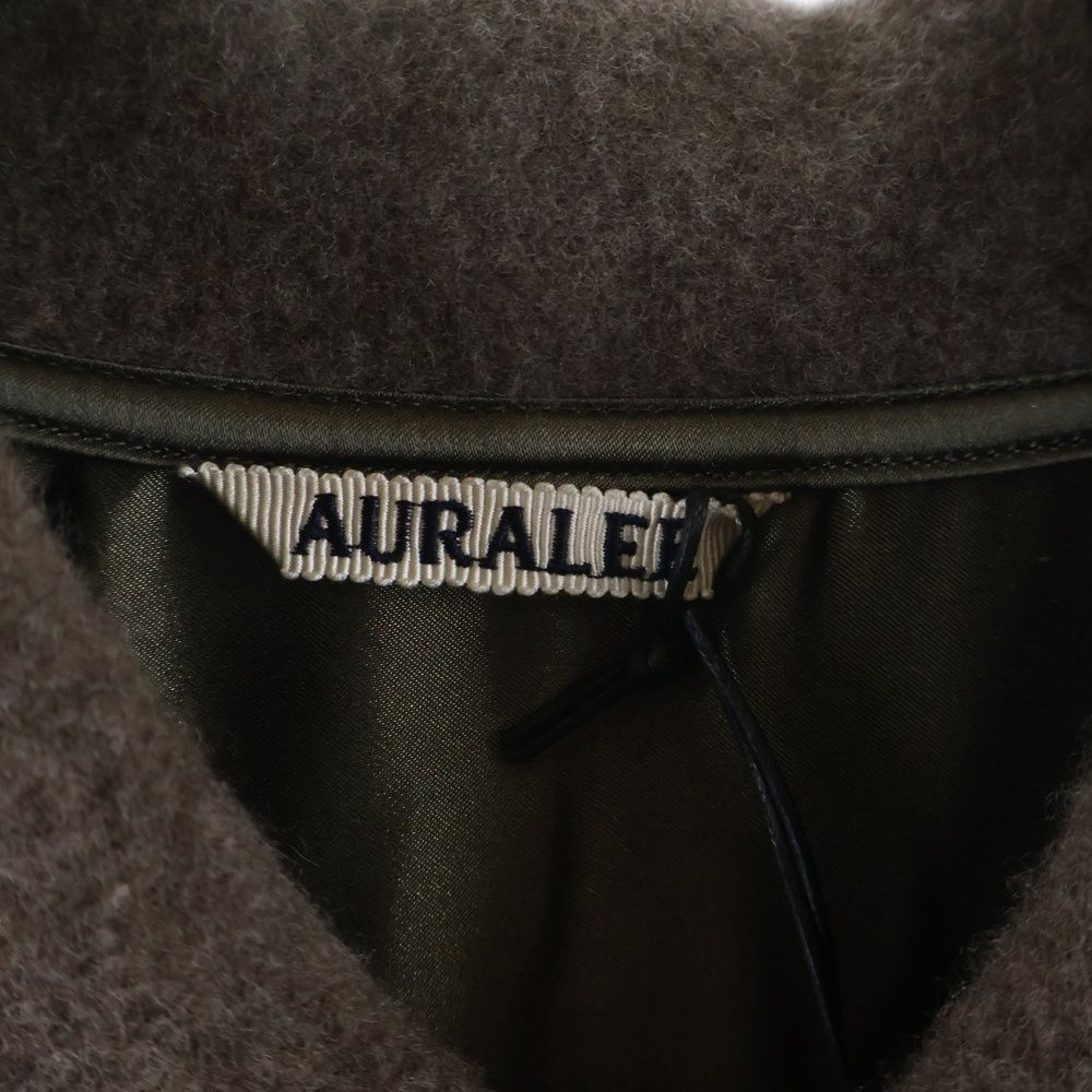 AURALEE ウールカシミアブラッシュドジャージービッグシャツ AURALEE