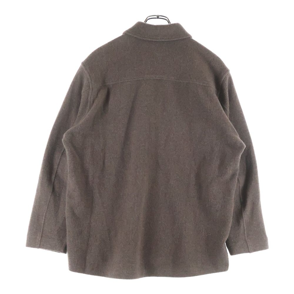 AURALEE ウールカシミアブラッシュドジャージービッグシャツ AURALEE