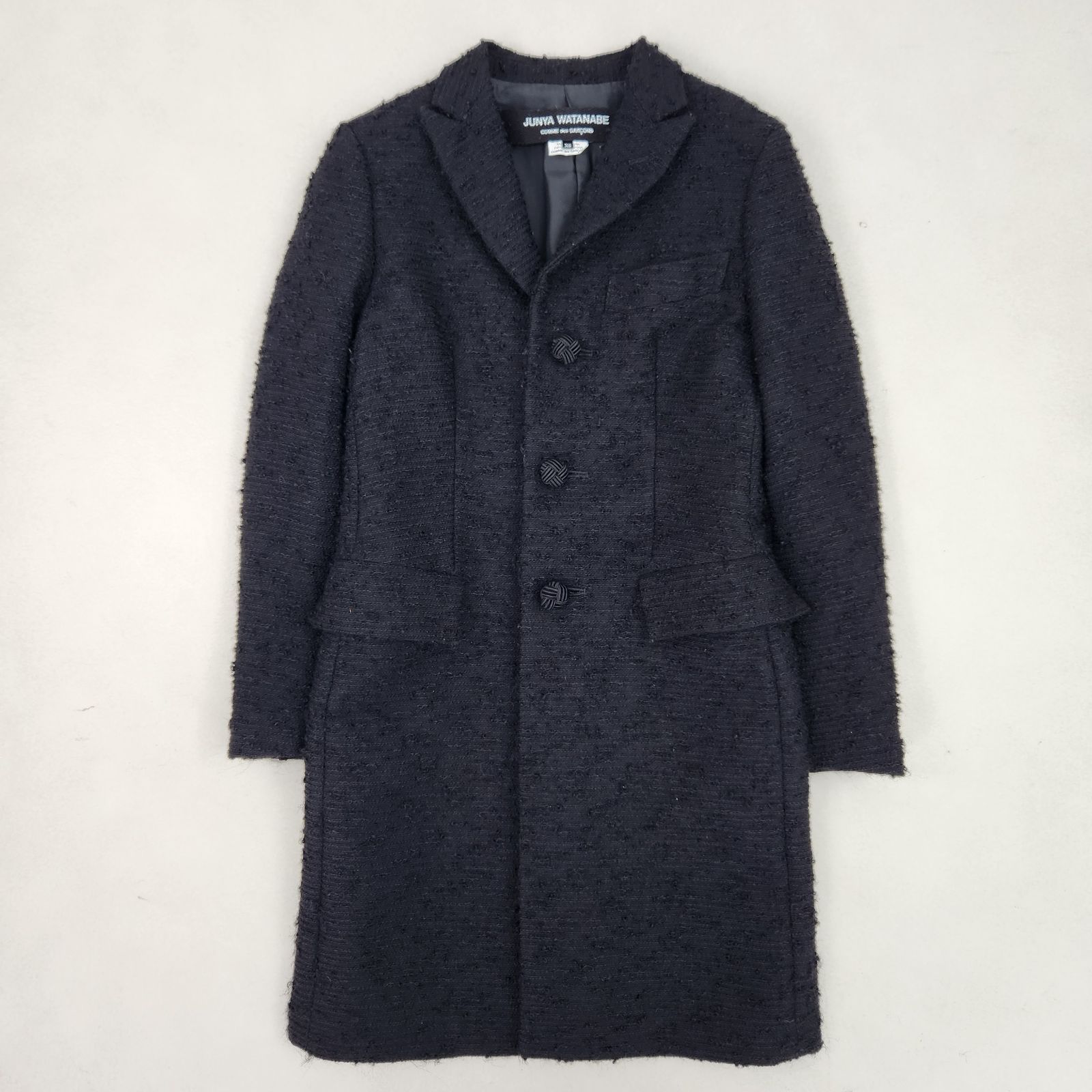 美品 ジュンヤワタナべ コムデギャルソン ロングコート ツイード 