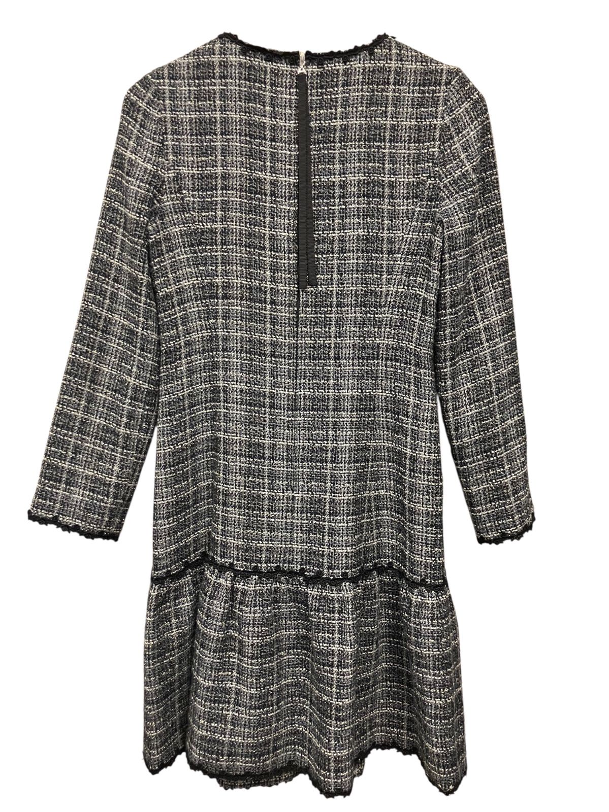 ZJL03 M'S GRACY エムズグレイシー ツイード ワンピース グレー 38