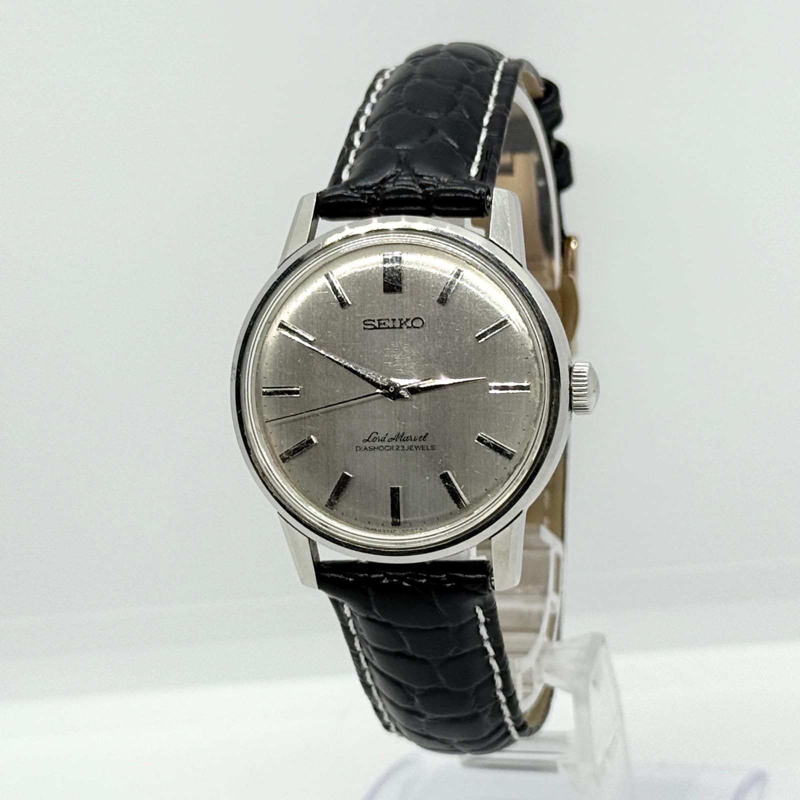 SEIKO セイコー ロードマーベル 5740-0010 シルバー 手巻き メンズ 