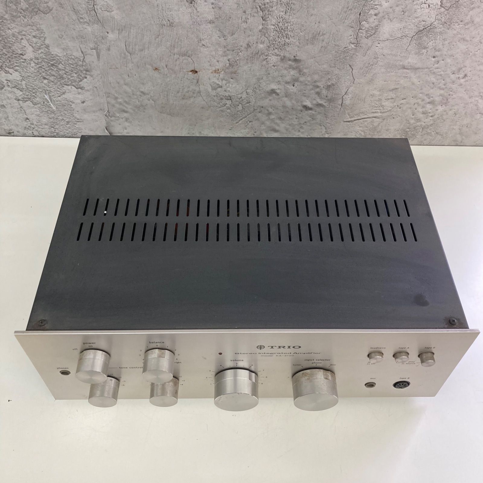TRIO トリオ プリメインアンプ KA-3100 通電確認済 ジャンク - メルカリ