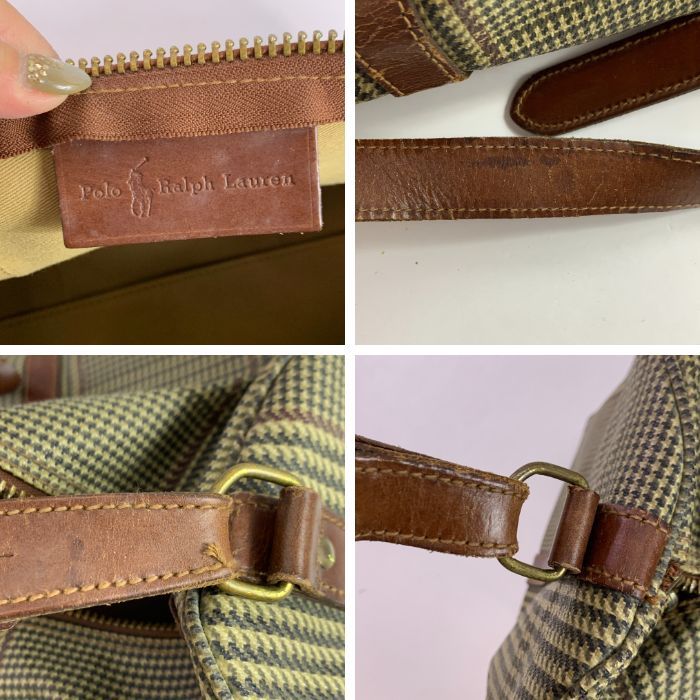 04w6171▽【中古】POLO RALPH LAUREN ポロ・ラルフローレン 千鳥格子柄