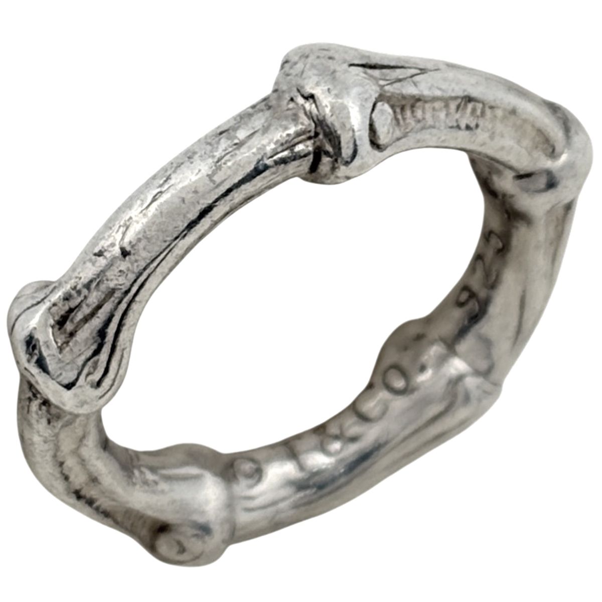 ティファニー TIFFANY&Co. バンブー リング 指輪 1996 リング 9号 