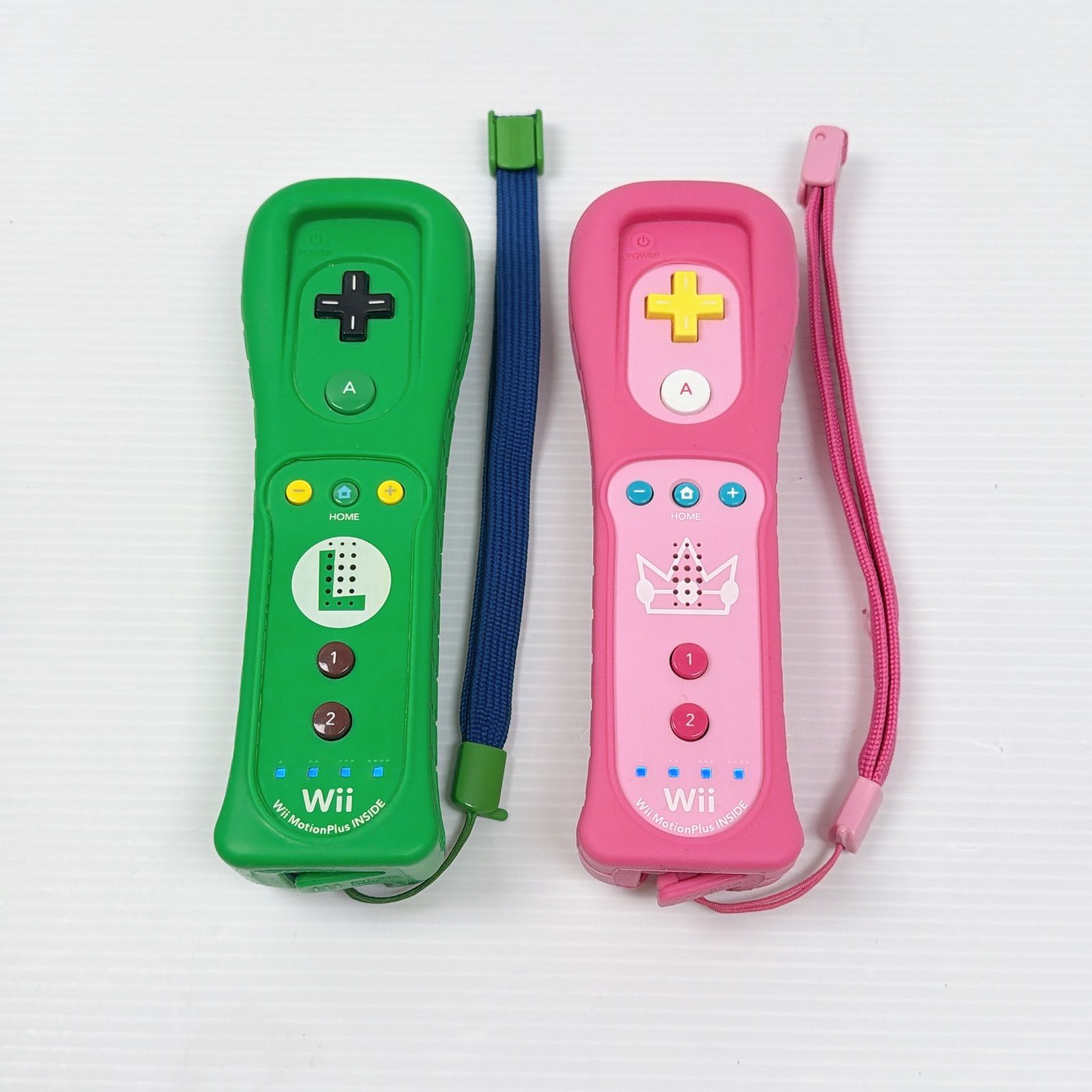 美品 Wii リモコンプラス ピーチ ルイージ 動作確認済み Wii Motions 