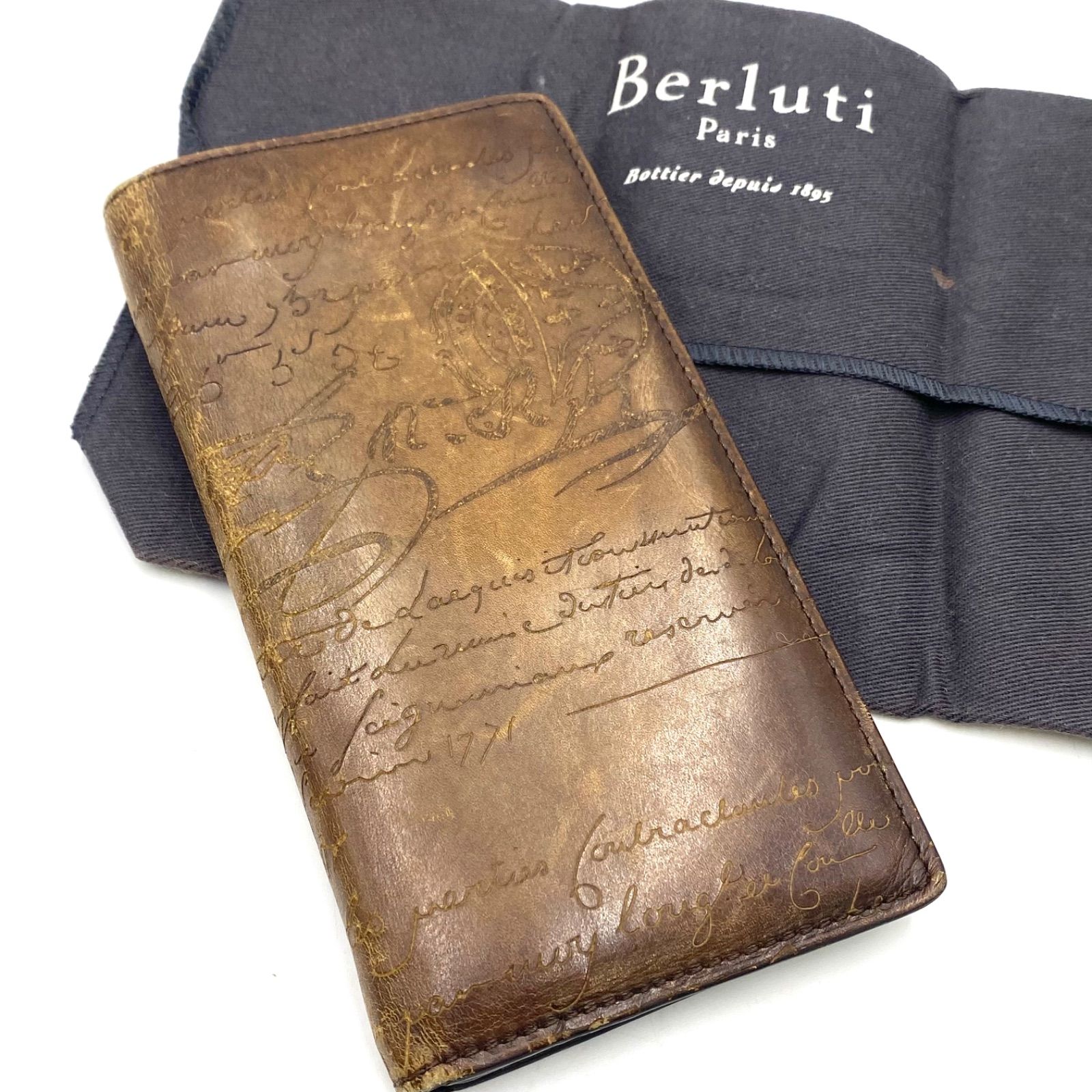 Berluti ベルルッティ 財布 長財布 カリグラフィー イタウバ ネオ