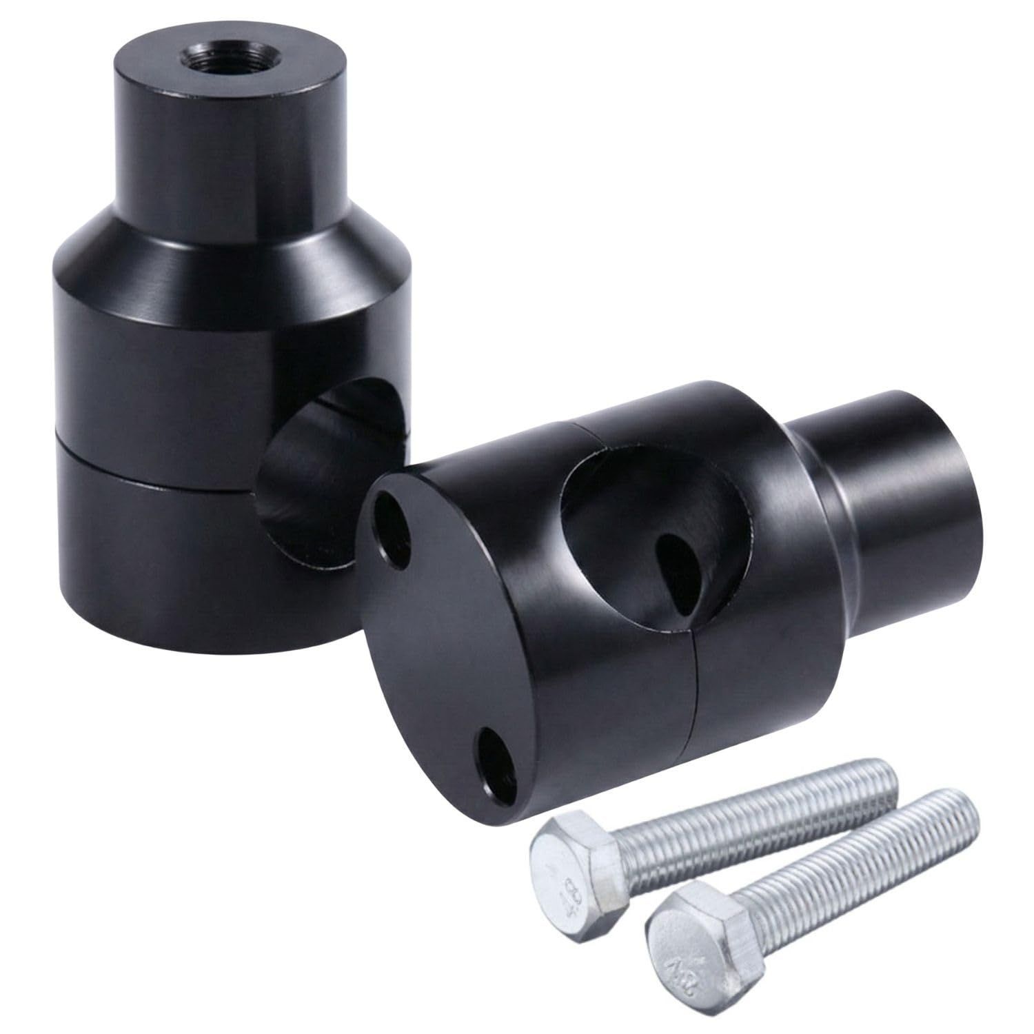 ハンドルポスト ハンドルライザー クランプ 22.2mm 黒 ブラック 