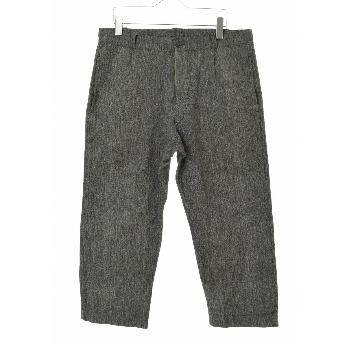 VINTAGE】ユーロワーク ブラックシャンブレーパンツ - メルカリ
