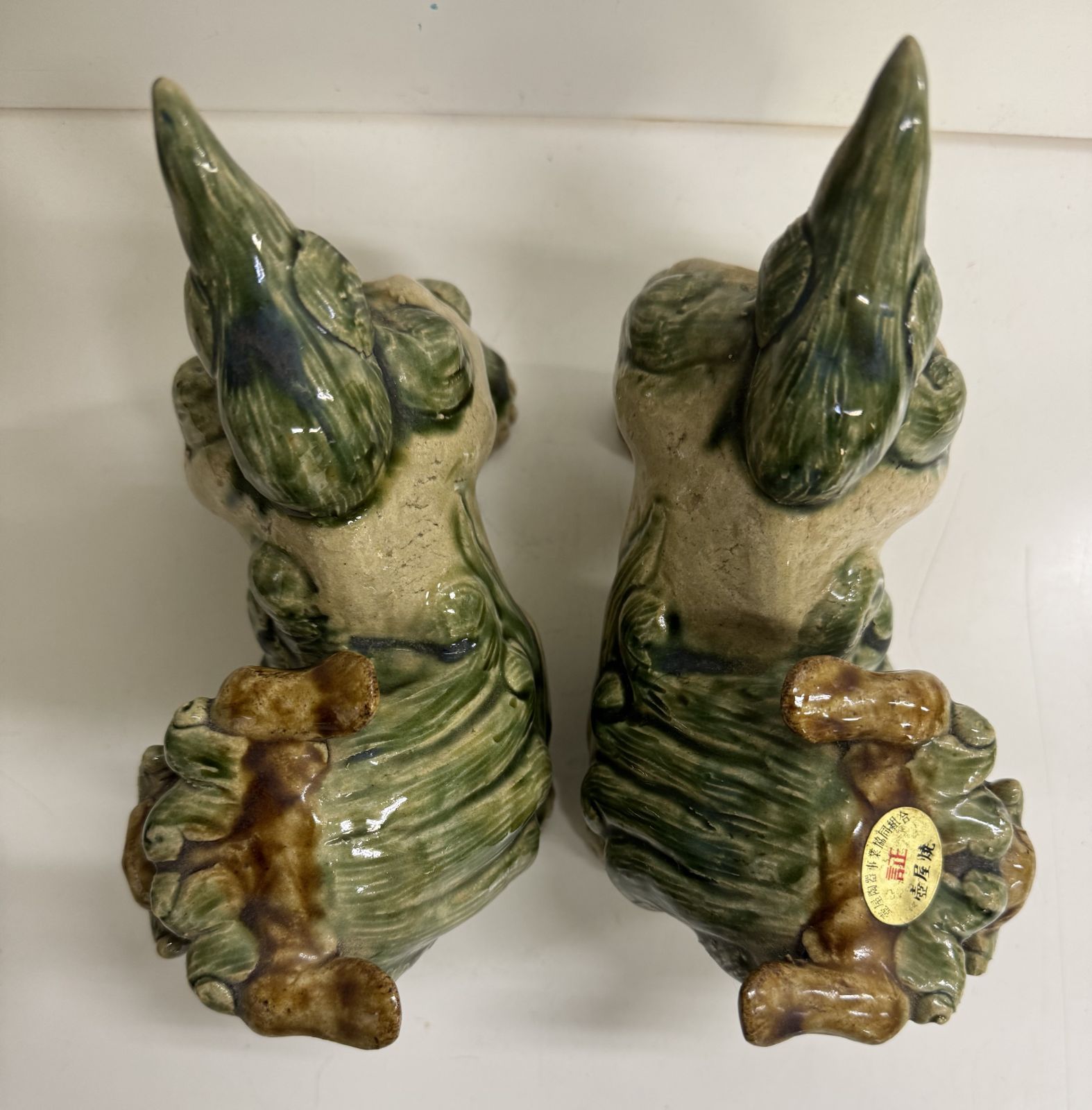 壺屋焼 シーサー ペアセット - メルカリ