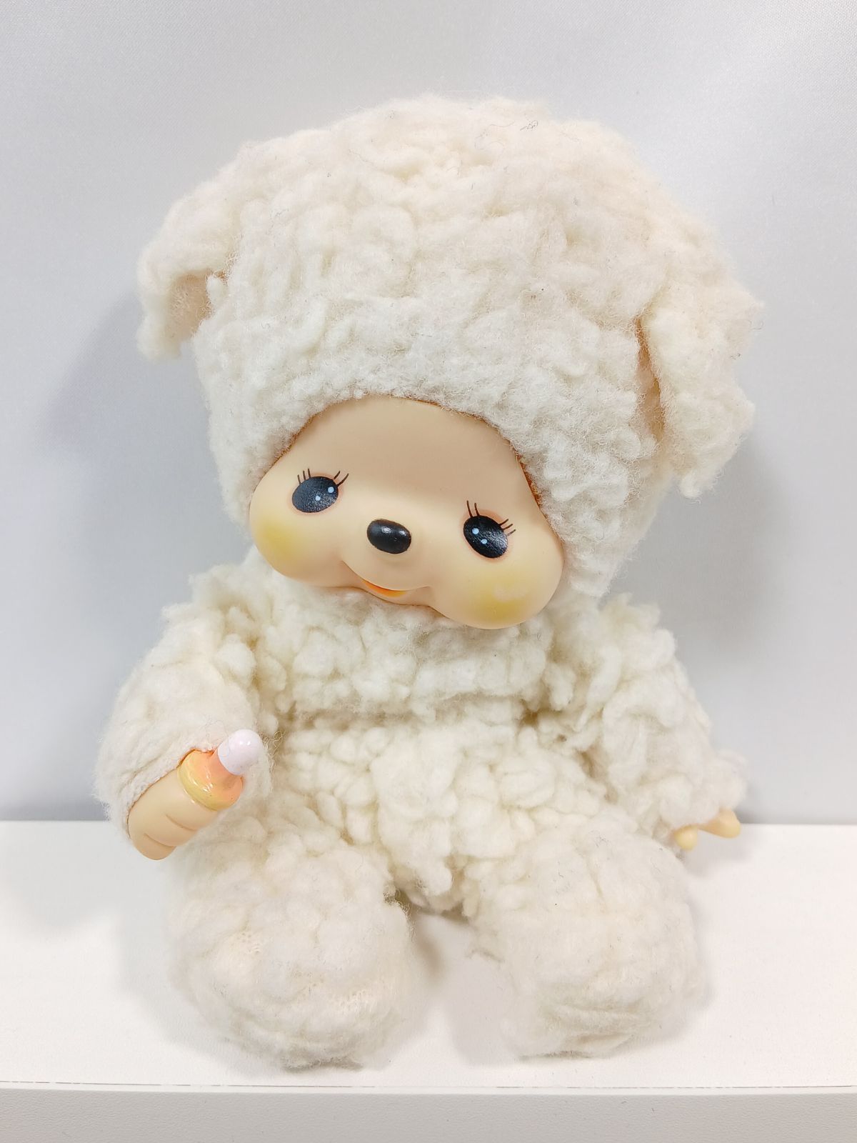 旧タイプ　モンチッチのおともだち　ひつじのチャムSサイズ　美品　タグ付き 希少 モンチッチのおともだち チャム Sサイズ ひつじ ぬいぐるみ 旧