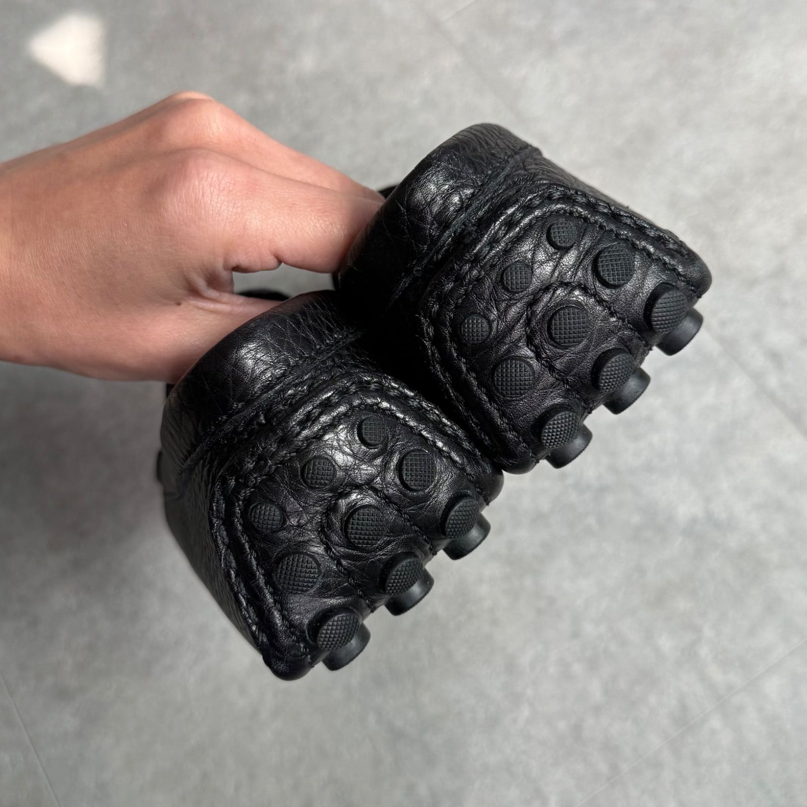 未使用品 LOUIS VUITTON ルイヴィトン ドライビングシューズ レザー
