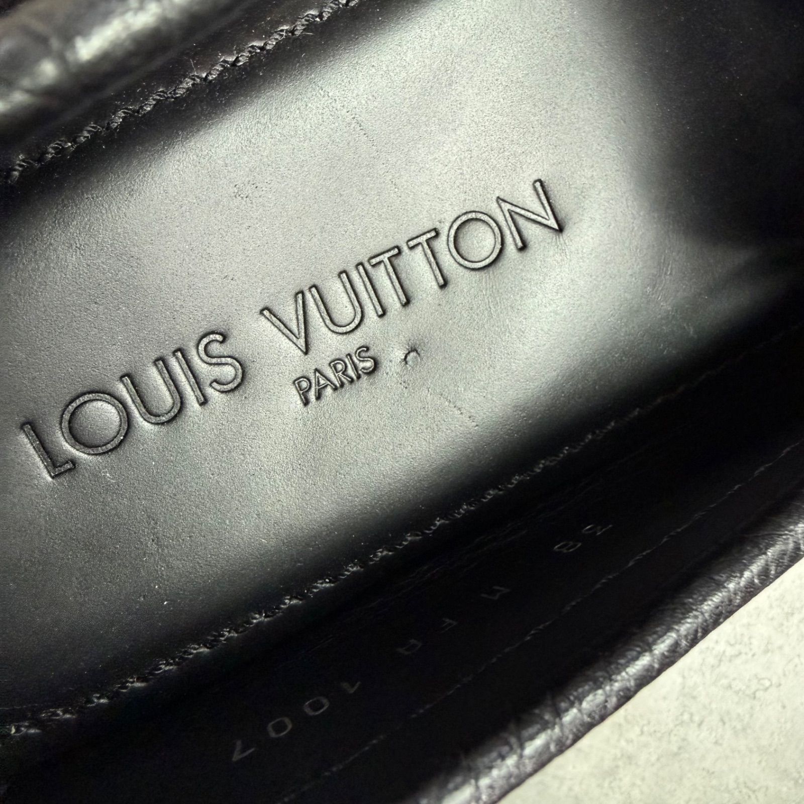 未使用品 LOUIS VUITTON ルイヴィトン ドライビングシューズ レザー 
