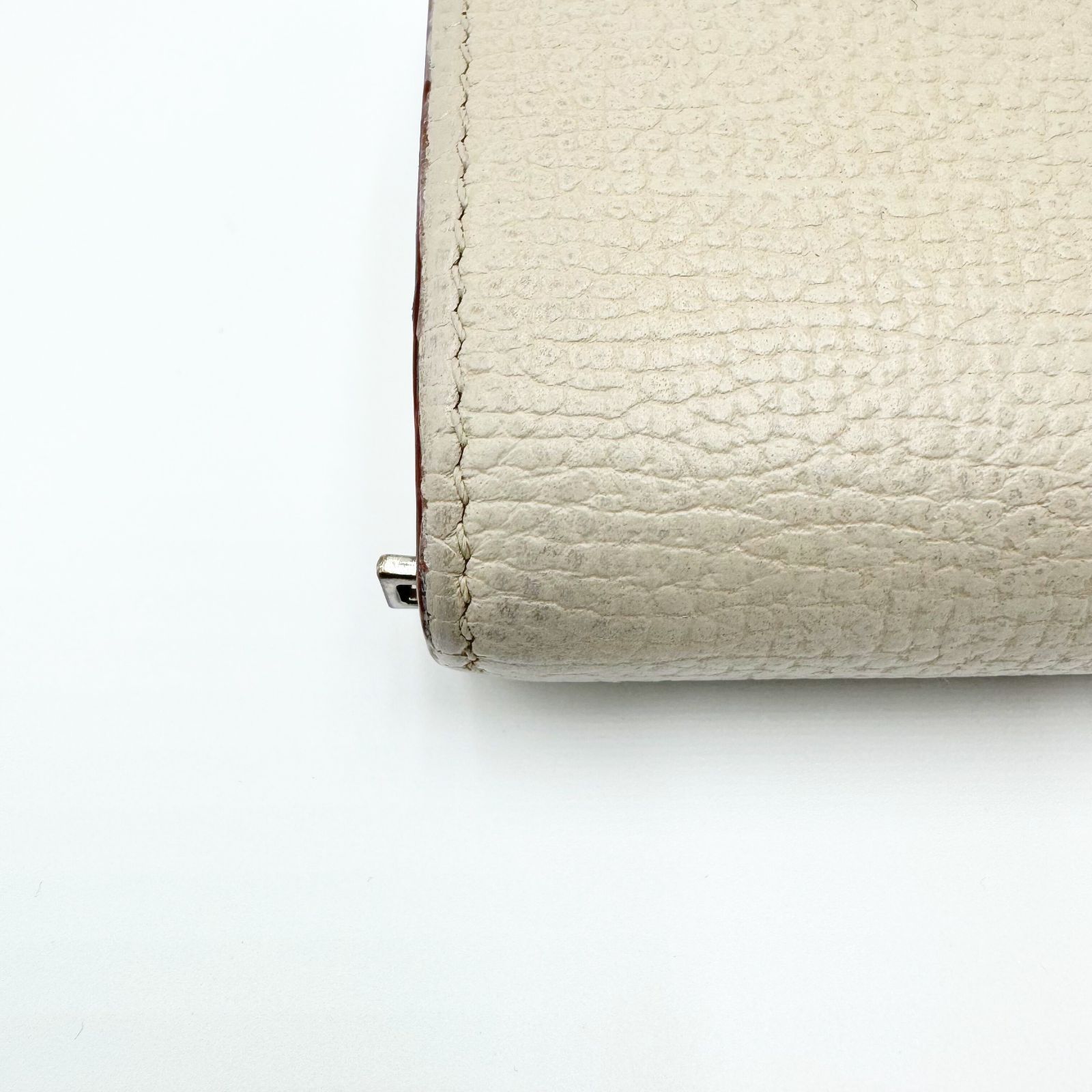 LOEWE ロエベ アナグラム スモール バーティカルウォレット グレージュ 