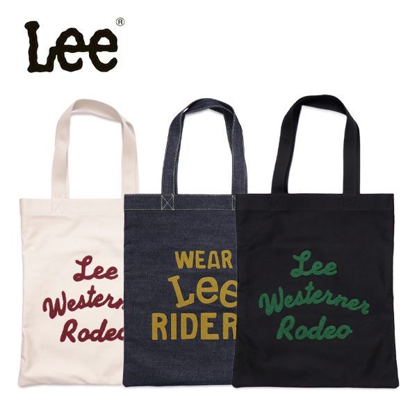 リー【Lee】LA0714 EMBROIDARY BAG/刺繍バッグ トートバッグ デニム