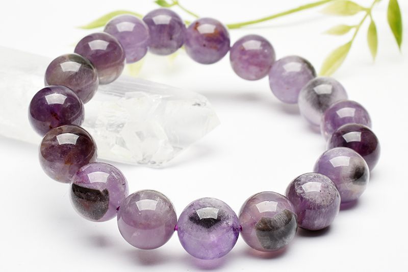 1点物】天眼模様 オーラライト23 11.5mm ブレスレット パワーストーン