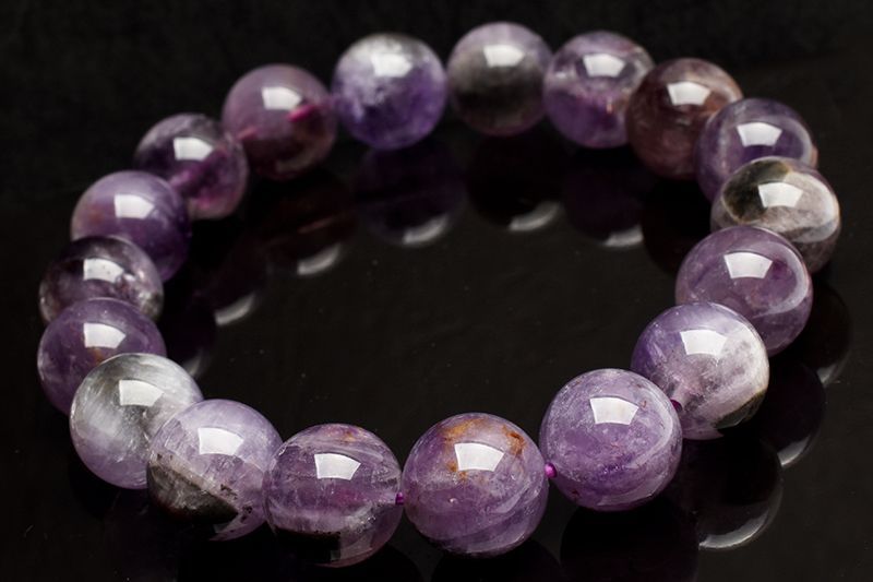 1点物】天眼模様 オーラライト23 11.5mm ブレスレット パワーストーン