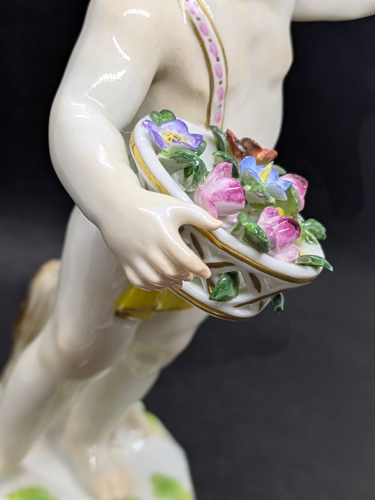 マイセン フィギュリン 四季の寓意「春」 1級品 ケンドラー原型 高さ