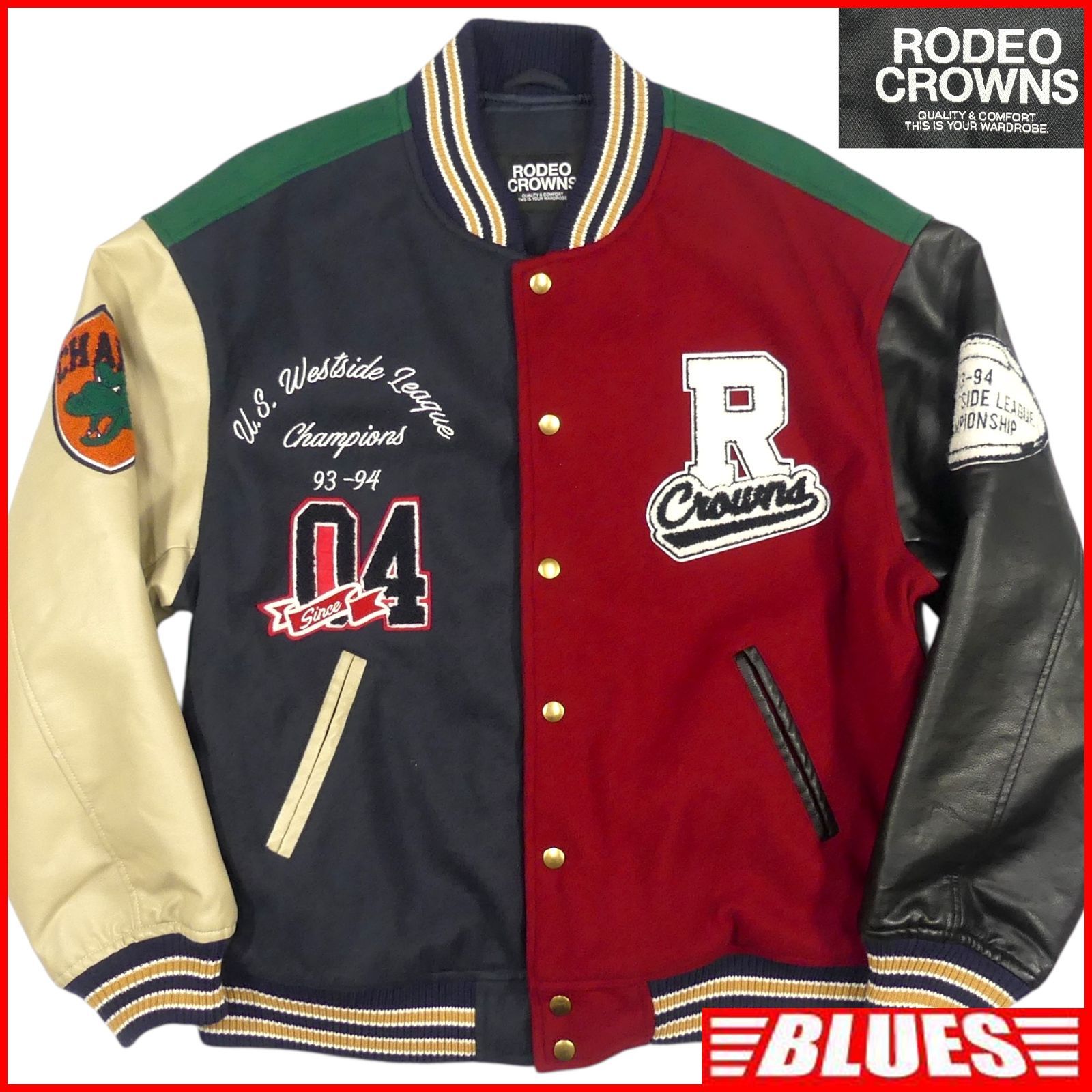 RODEO CROWNS 【ロデオクラウド】　L size スカジャン RODEO CROWNS ロデオクラウンズ スタジャン L 古着 ブルゾン