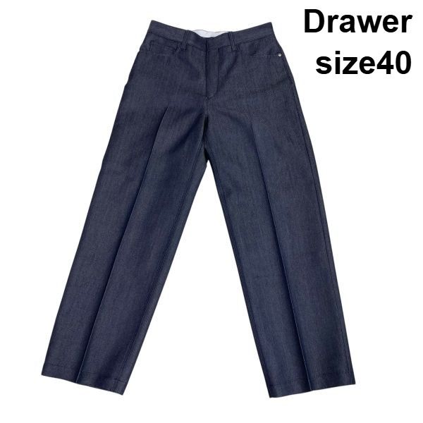 ◇ ドゥロワー Drawer RESORT2 ツイルストレートパンツ スラックス