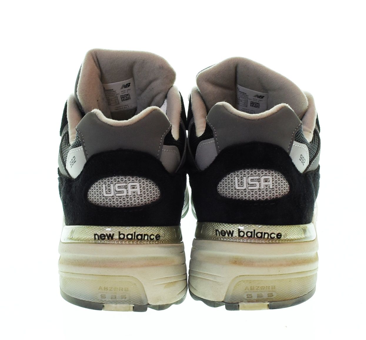 ニューバランス new balance 992 Black 992 ブラック ABZORB USA製 
