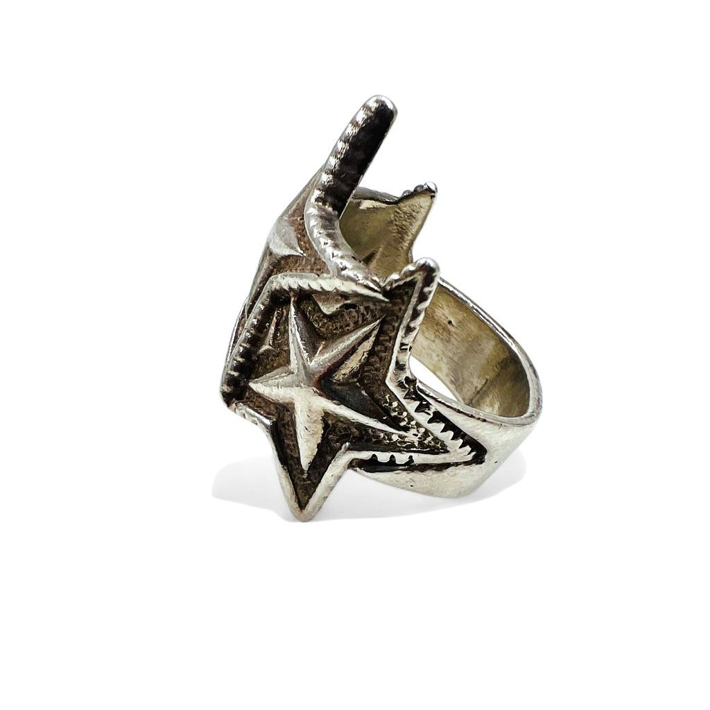 cody sanderson ナバホ族 NAVAJO リング 3 Interlocking Star 3