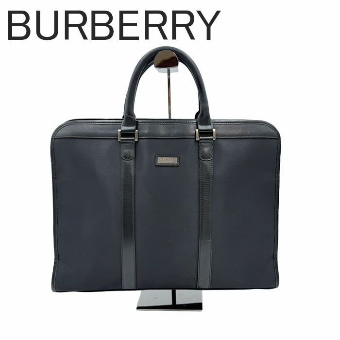 BURBERRY バーバリー✨️2way　A4収納　チェック　ビジネスバッグ　黒 BURBERRY バーバリー✨️2way A4収納 チェック ビジネスバッグ 黒の