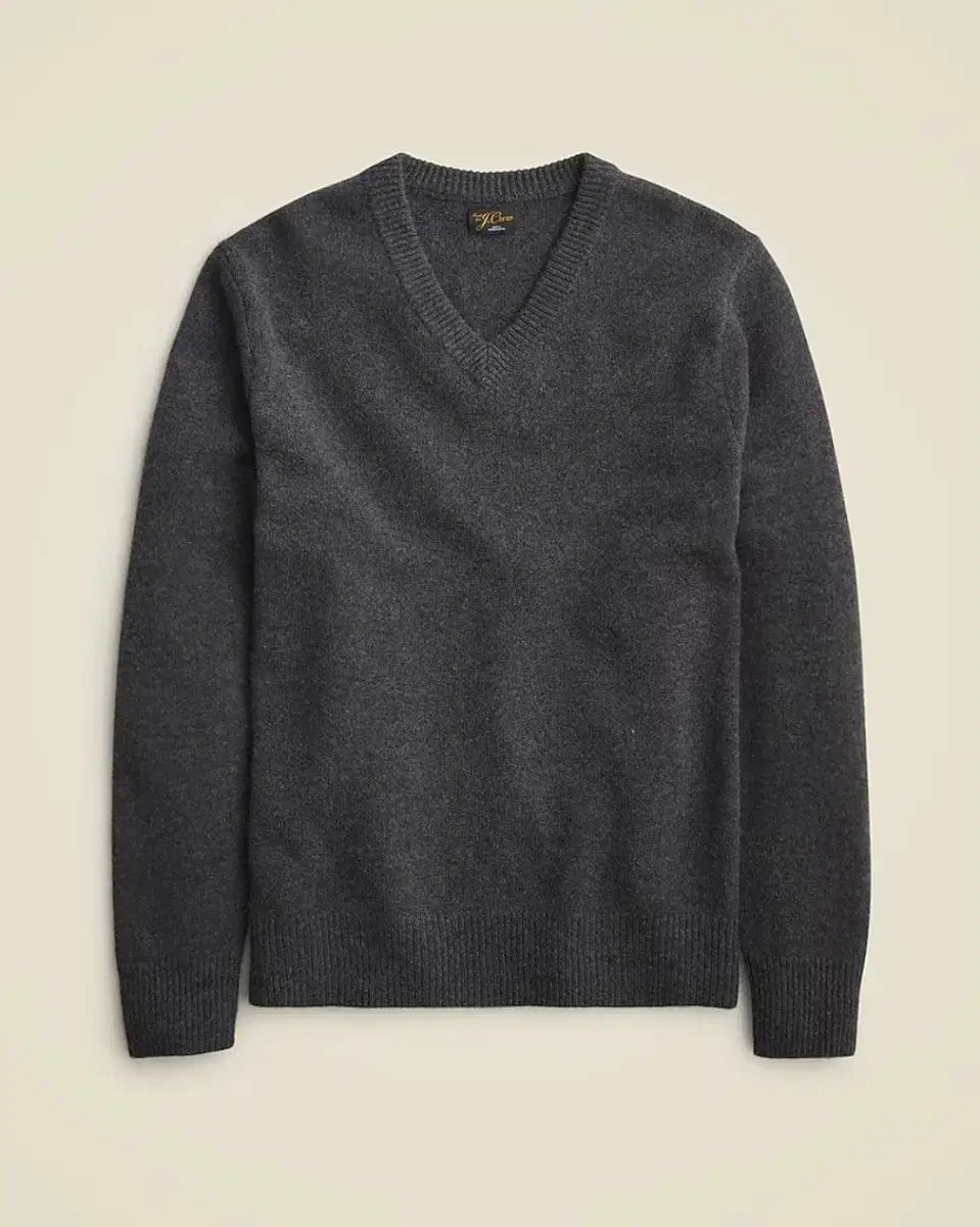 J.Crew ジェイクルー カシミア 100% Vネック チャコール L 新品 ジェイクルー カシミヤカシミアセーター