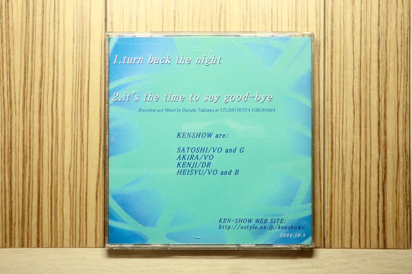中古CD☆その他CD/□ KEN-SHOW turn back the night 【KS001/+++++++