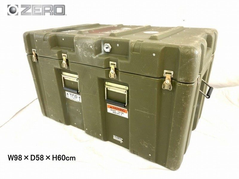 ◎【米軍放出品】ZERO ハードケース ツールボックス 収納ケース 道具箱 