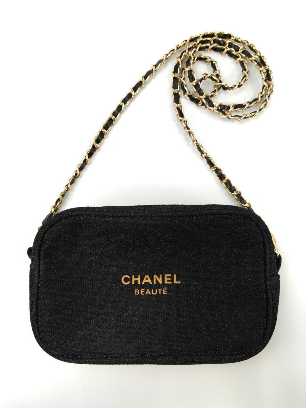 CHANEL シャネル ノベルティ 2Way ショルダーバッグ ポーチ ブラック
