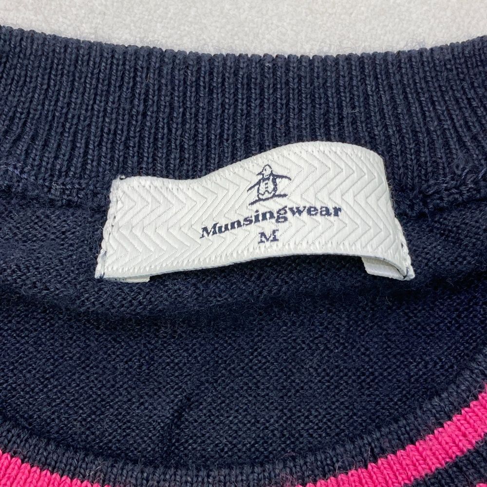 サイズ：M MUNSING WEAR マンシングウェア ニットセーター 星柄 スター