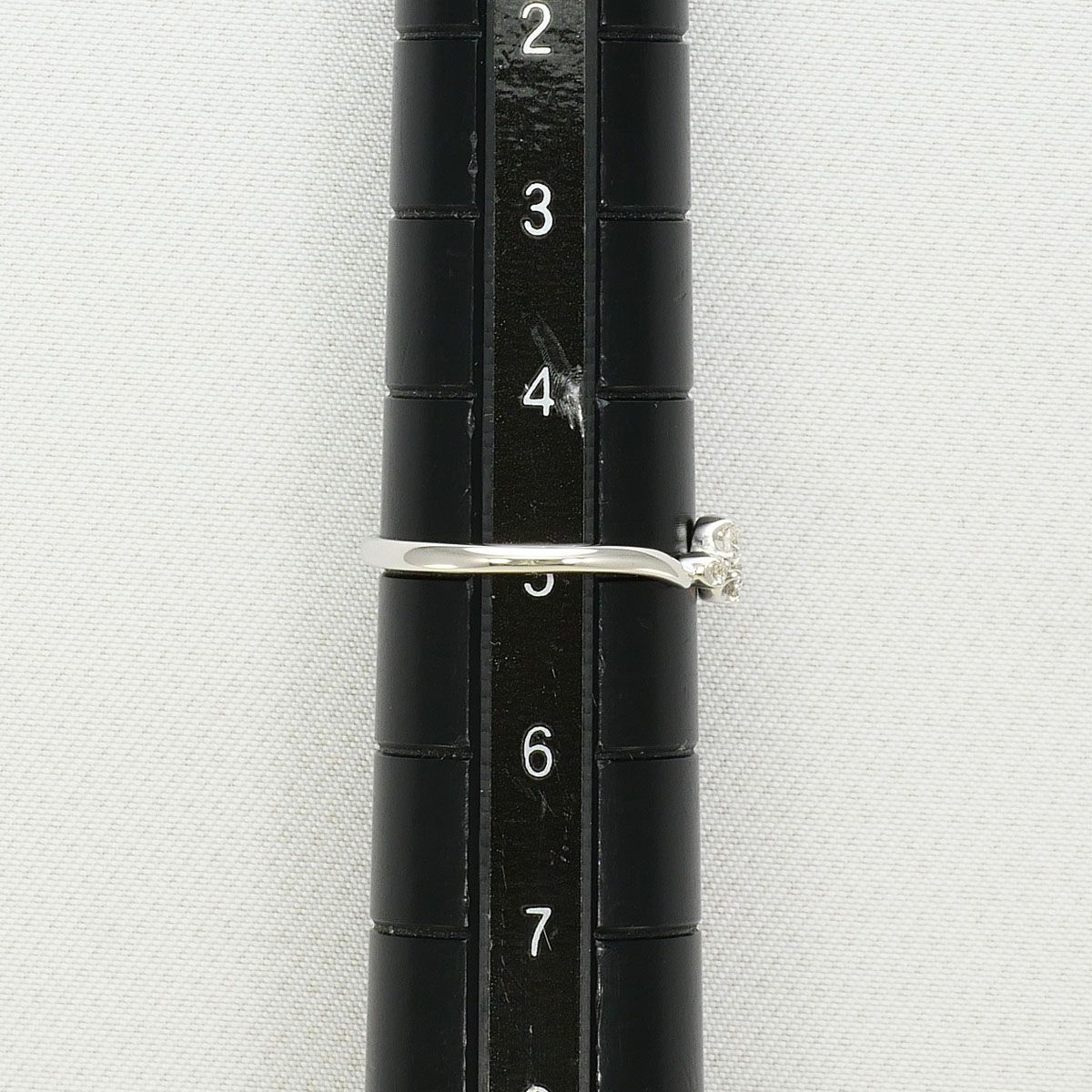 K18WG リング・指輪 5号 ダイヤモンド 総重量約1.0g 【公式通販】