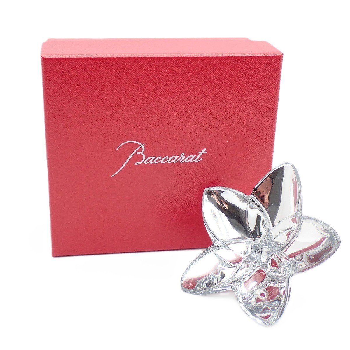  Baccarat バカラ ブルーム クリスタルガラス 置物 いおき質店 小型インテリア 置物 インテリア小物