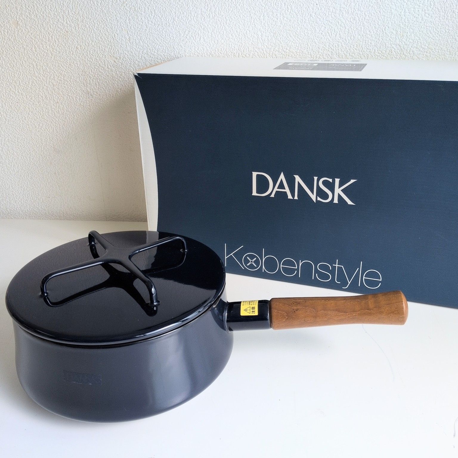 未使用に近い】DANSK Kobenstyle 片手鍋18㎝ ネイビー コベンスタイル