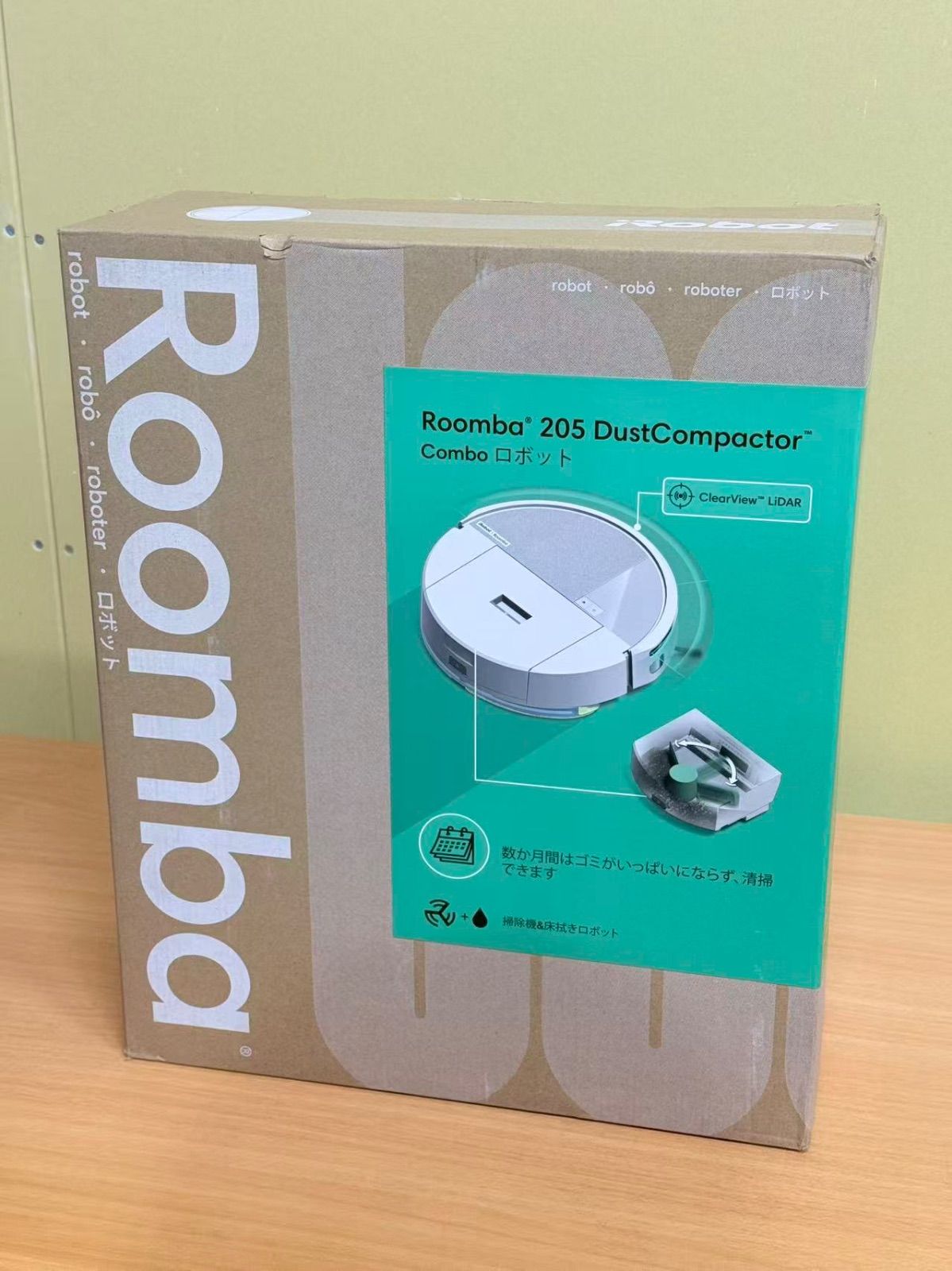 開封新品 iRobot ルンバ205 DustCompactor Combo L121260 [ホワイト