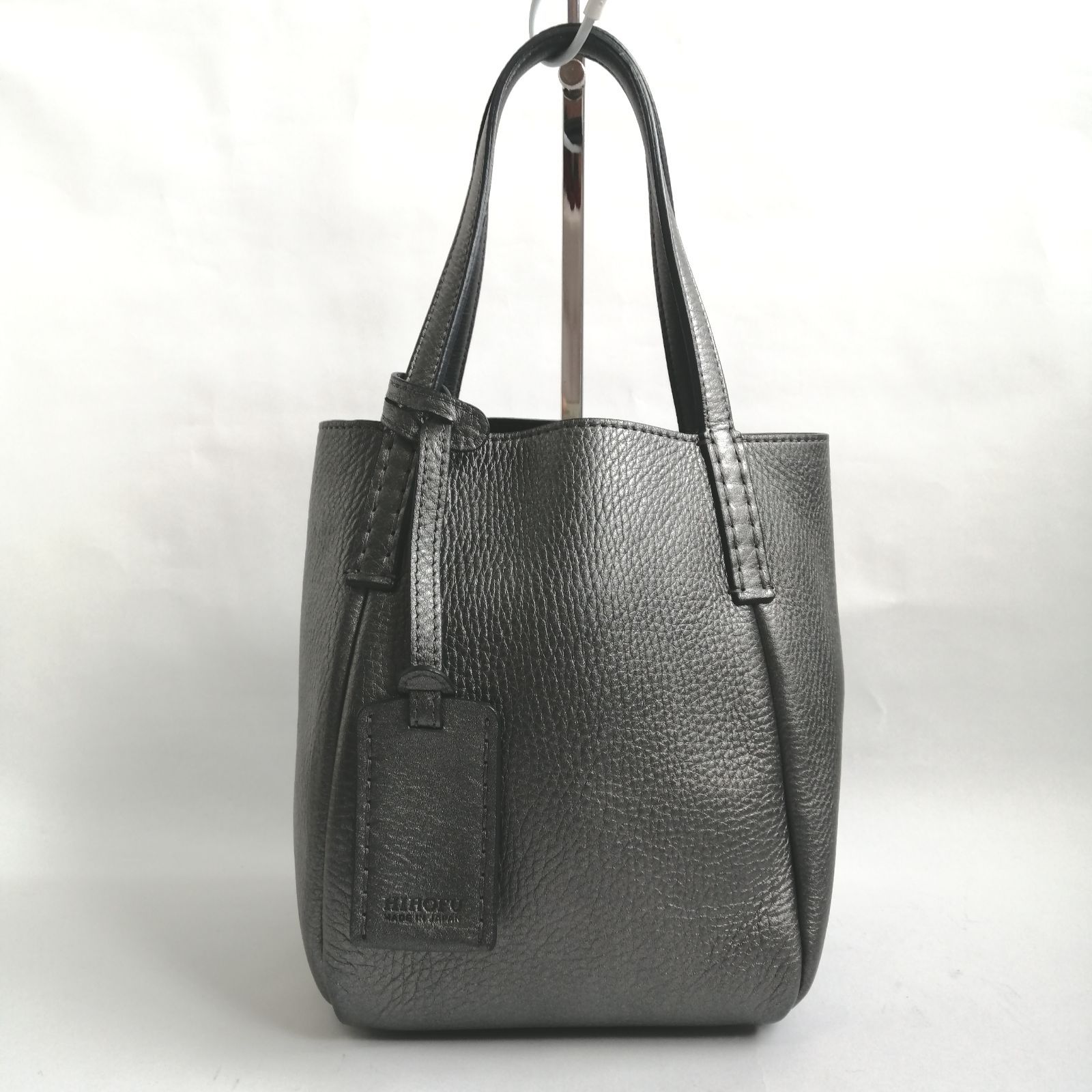 現行品☆ヒロフ ロシェ S トートバッグ ハンドバッグ レザー 本革 