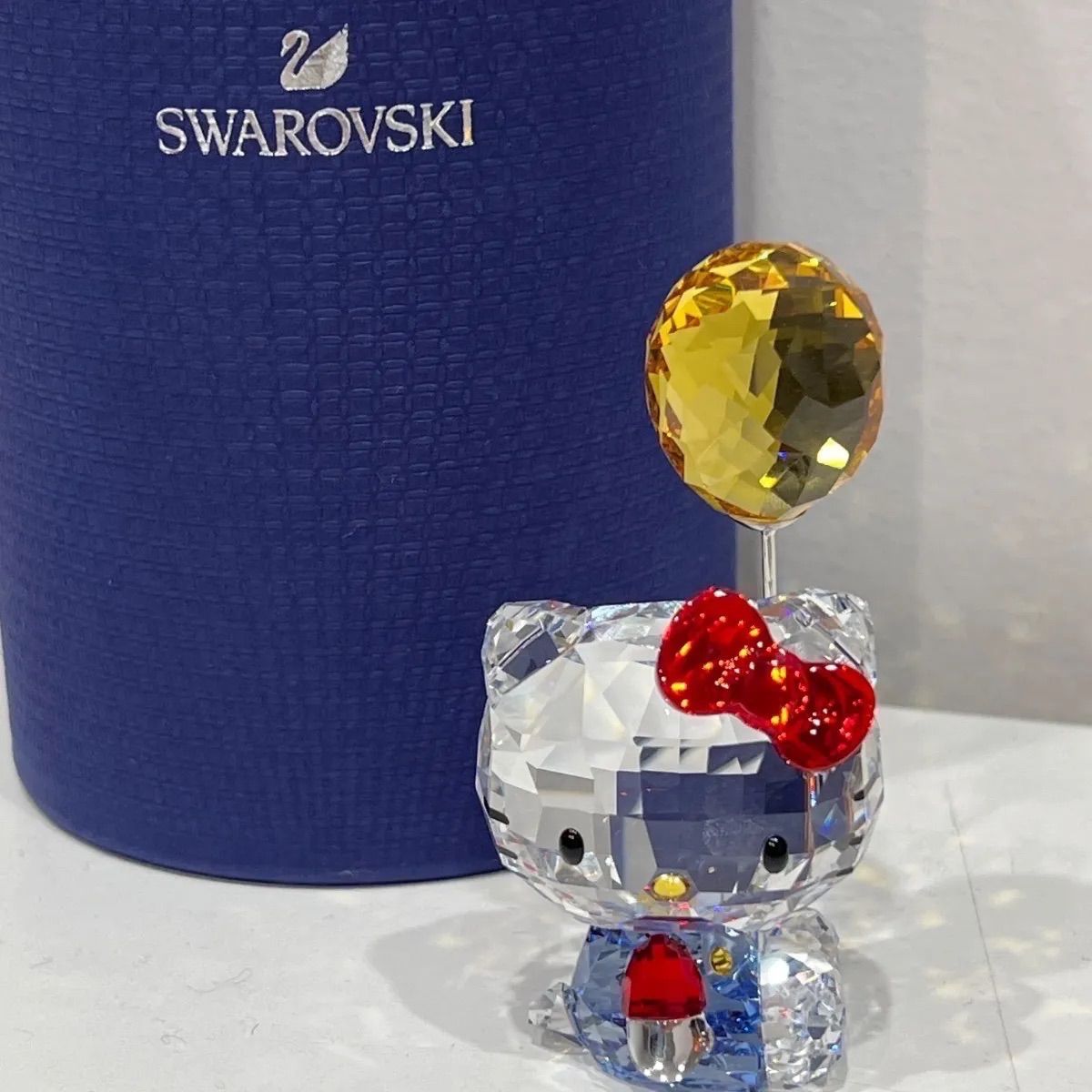 SWAROVSKl スワロフスキー ハロー キティ バルーン Hello Kitty Balloon クリスタルフィギュア