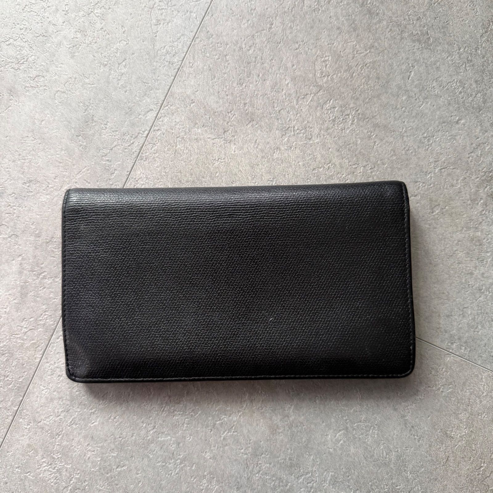 CHANEL シャネル ココボタン 二つ折り長財布 ブラック ゴールド金具