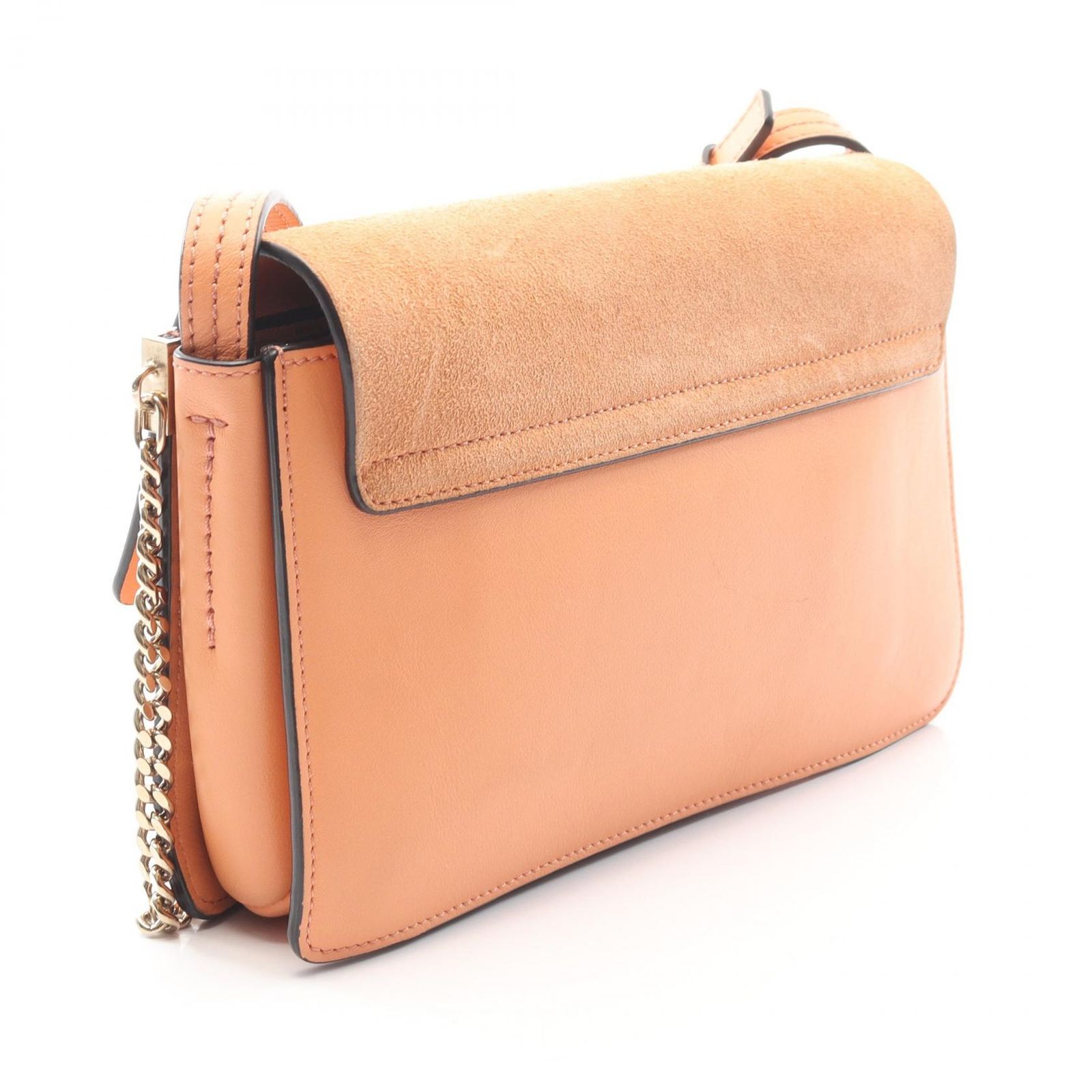 クロエ Chloe ショルダーバッグ FAYE フェイ オレンジ レザー 