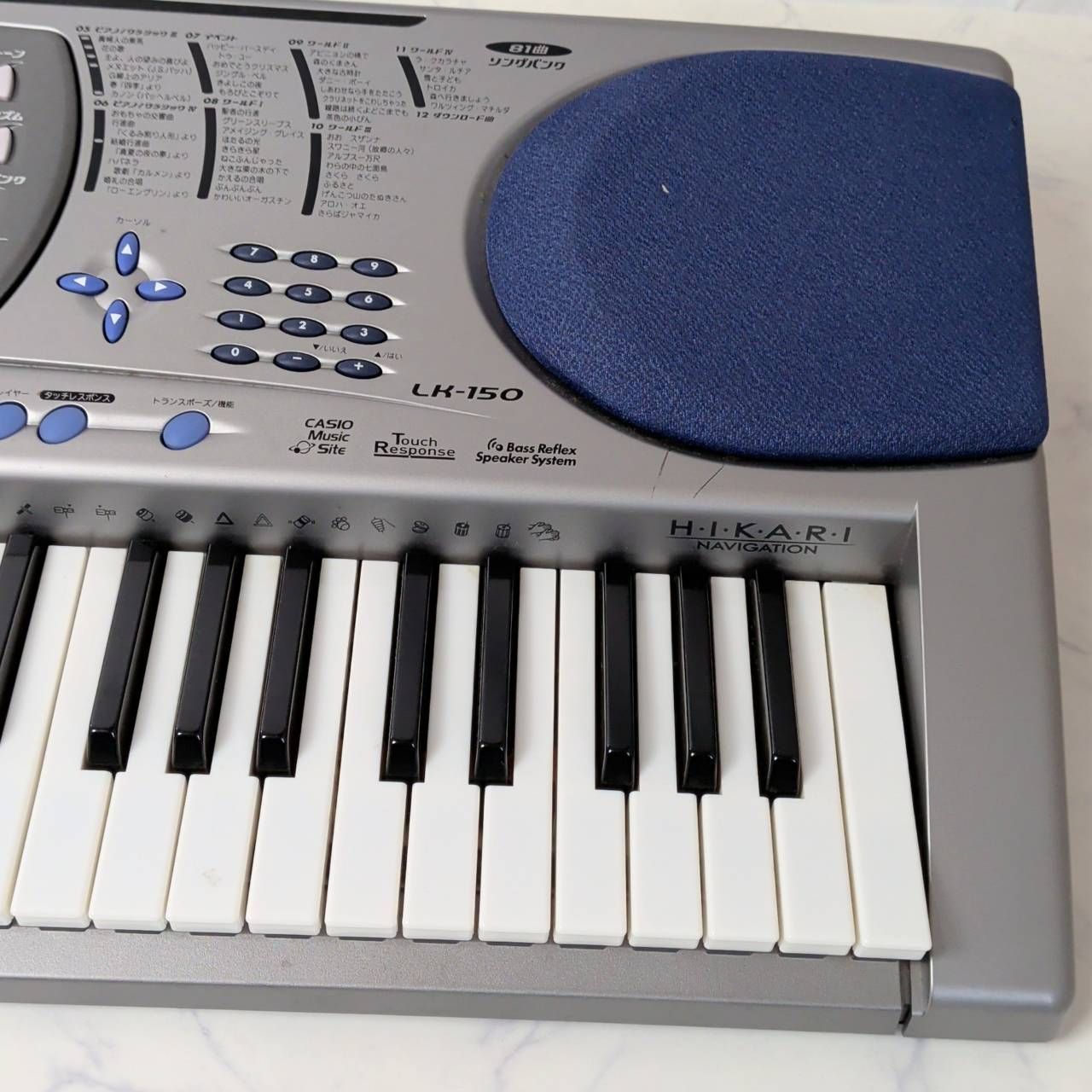カシオ 光ナビゲーション キーボード LK-150 - メルカリ