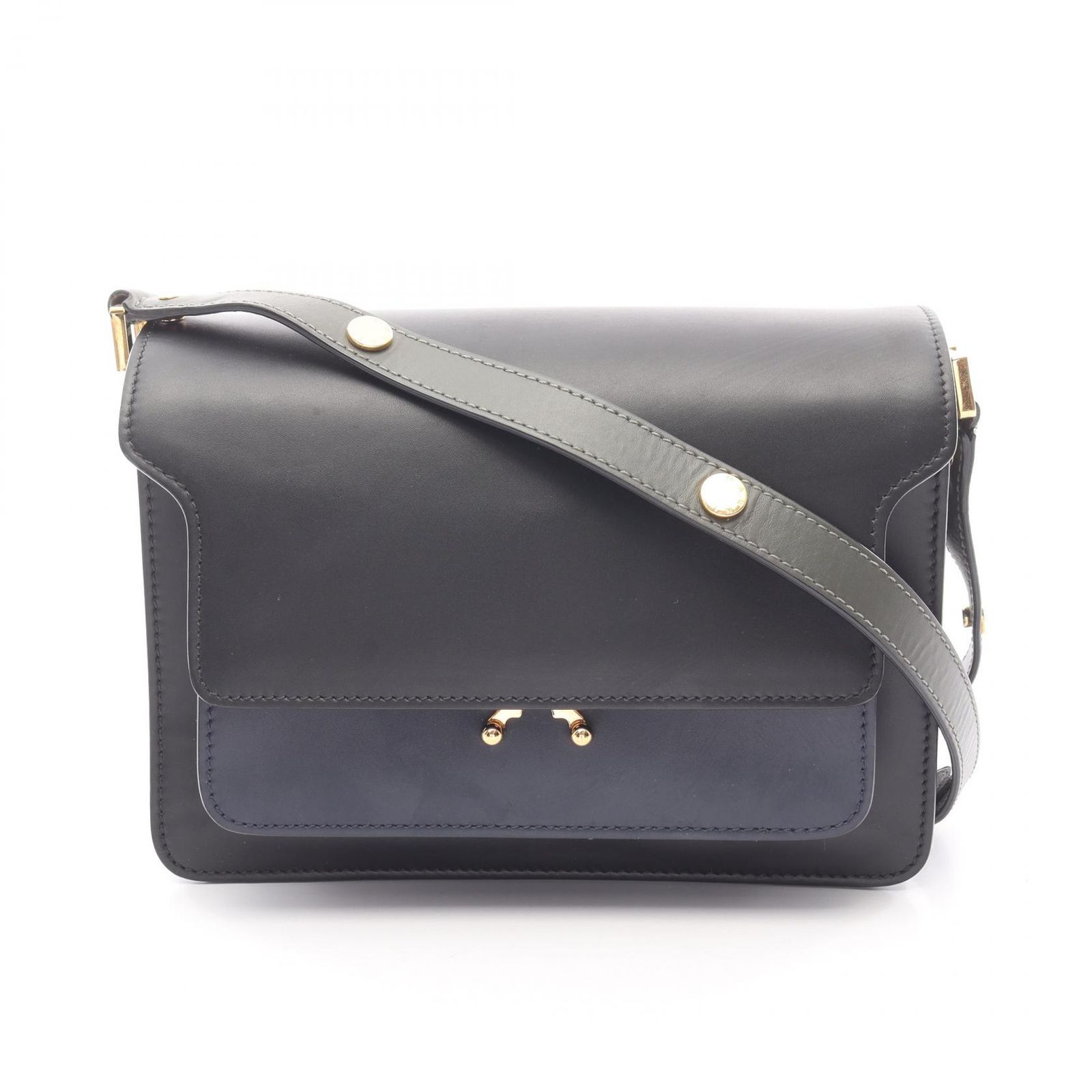 マルニ MARNI ショルダーバッグ TRUNK トランク ミディアム ブラック