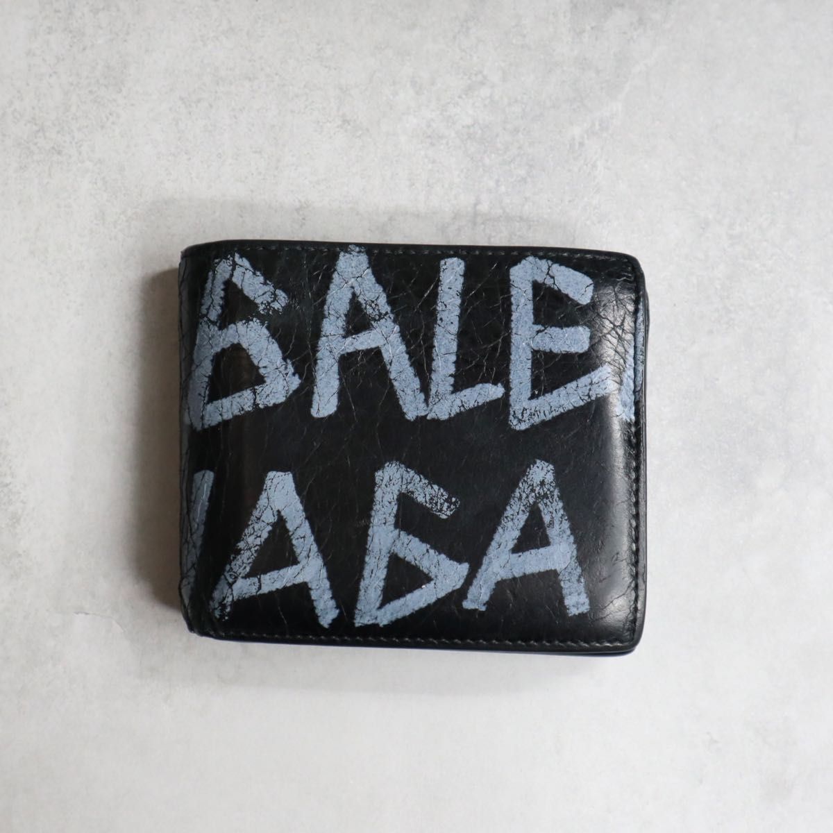 BALENCIAGA バレンシアガ / グラフィティバイフォールドウォレット 二