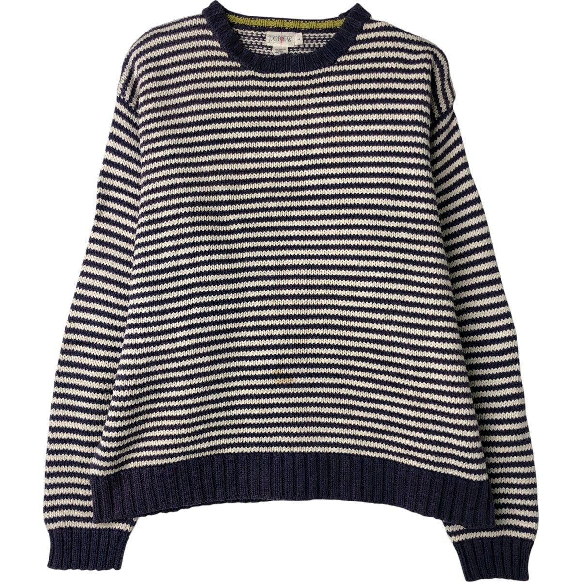 古着 90年代 ジェイクルー J.Crew ボーダー柄 コットンニットセーター 